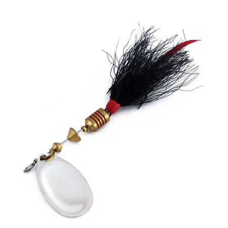 Mepps Aglia 2 dressed (bucktail) Spinner, Silber, 4,7g, Bucktail, #9945
