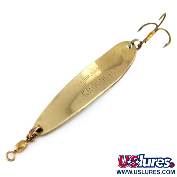 Luhr Jensen Krocodile Die #4 Blinker, Gold gehämmert, 14g, #9947