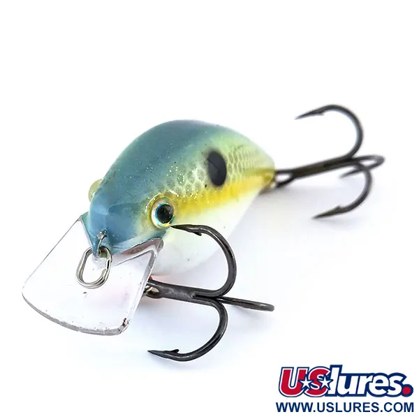 Strike King square bill Crankbait, Grün Gelb Perlweiß, 7g, #9959