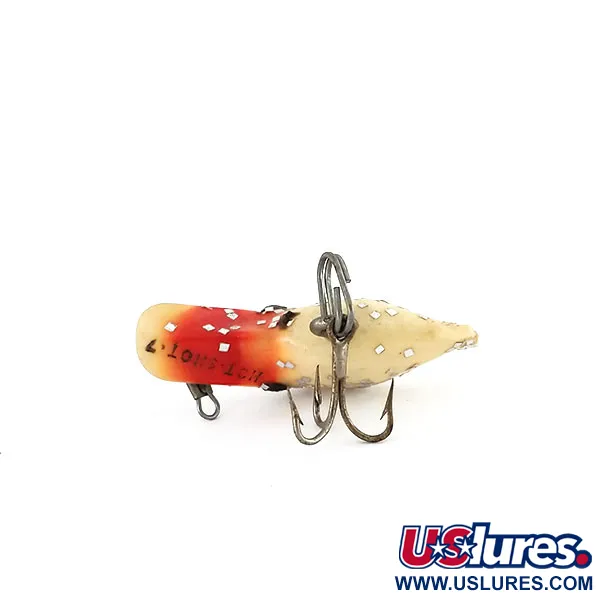 Luhr Jensen Hot Shot 70 Wobbler, Weiß/Rot/Goldglitzer, 1.7g, #9963