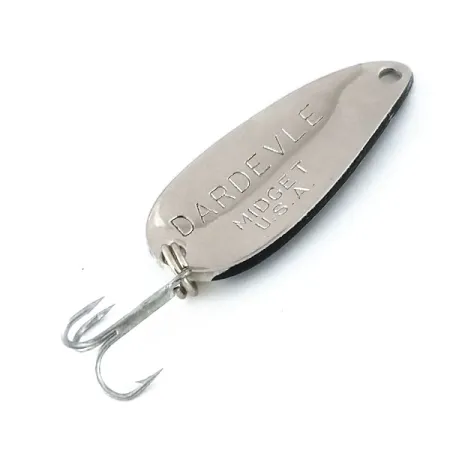 Eppinger Dardevle Midget Blinker, Schwarz/Weiß/Nickel, 6g, #9978