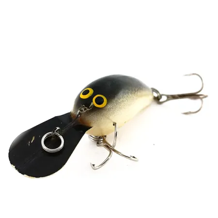 Norman Deep Baby N Crankbait, Gold/Schwarz, 7g, Rassel, #9988
